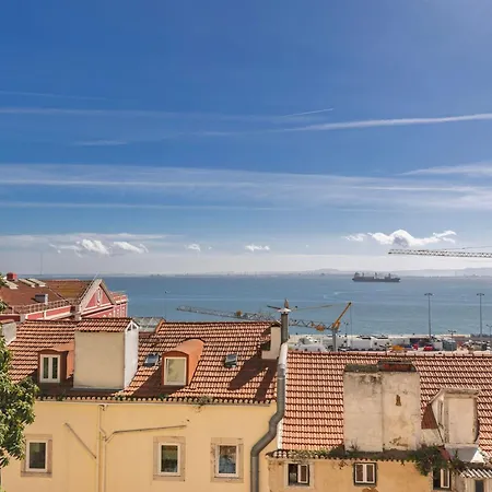 70m2 Tagus River Terrace In Alfama By Lovelystay Apartament Lizbona